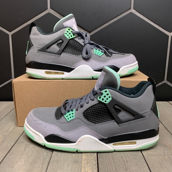 Jordan Other - Used Air Jordan 4 Green Glow Shoes Size 11.5